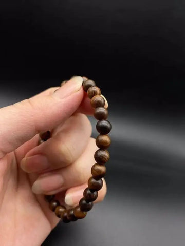 Kalimantan agarwood prayer beads bracelet - 14mm