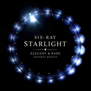 Alternative view of The Star of Rose-Natural Star Rose Quartz Bracelet