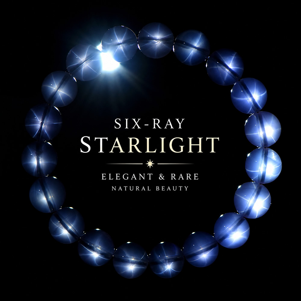 The Star of Rose-Natural Star Rose Quartz Bracelet - Image 2