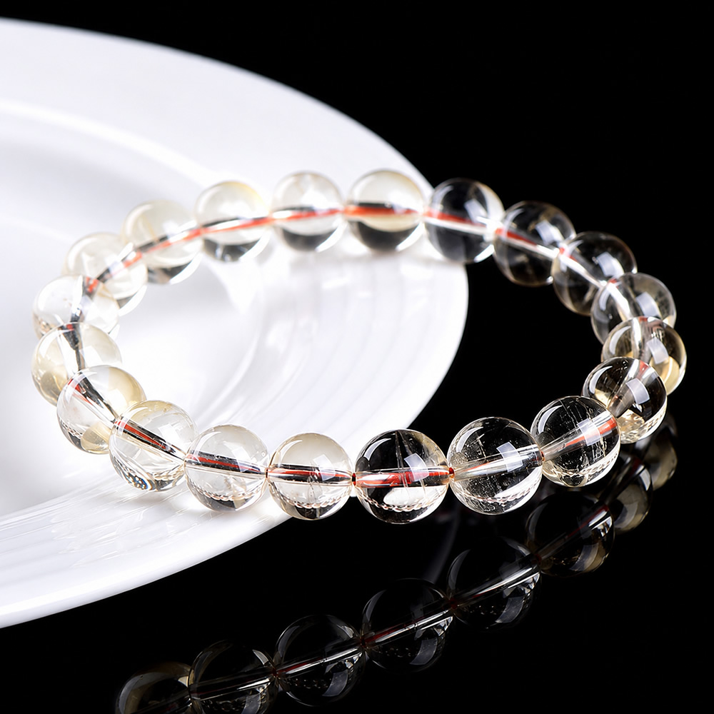 The Golden Radiance-Natural Brazilian Citrine Bracelet - Image 4