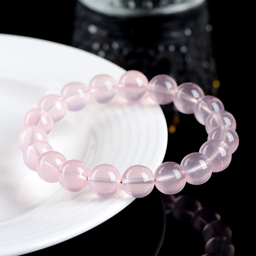 The Star of Rose-Natural Star Rose Quartz Bracelet - Image 3