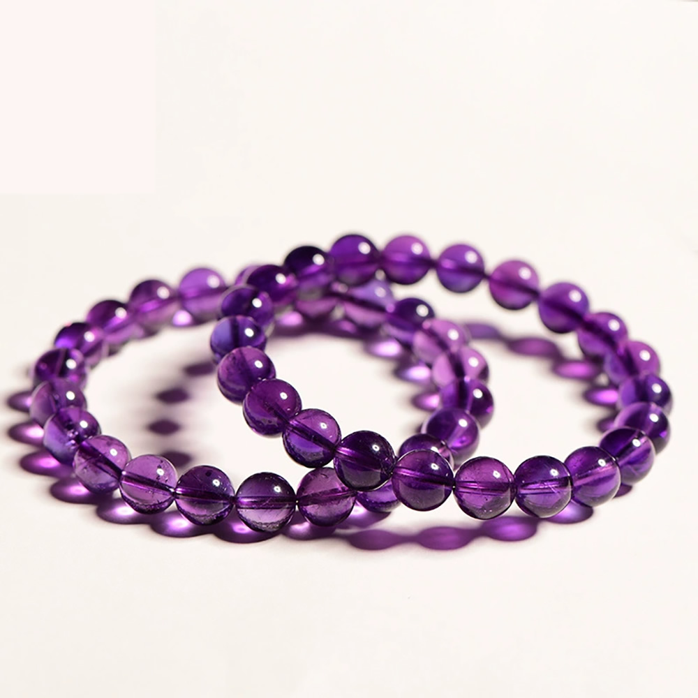 The Violet Serenity-Natural Uruguay Amethyst Bracelet - Image 4