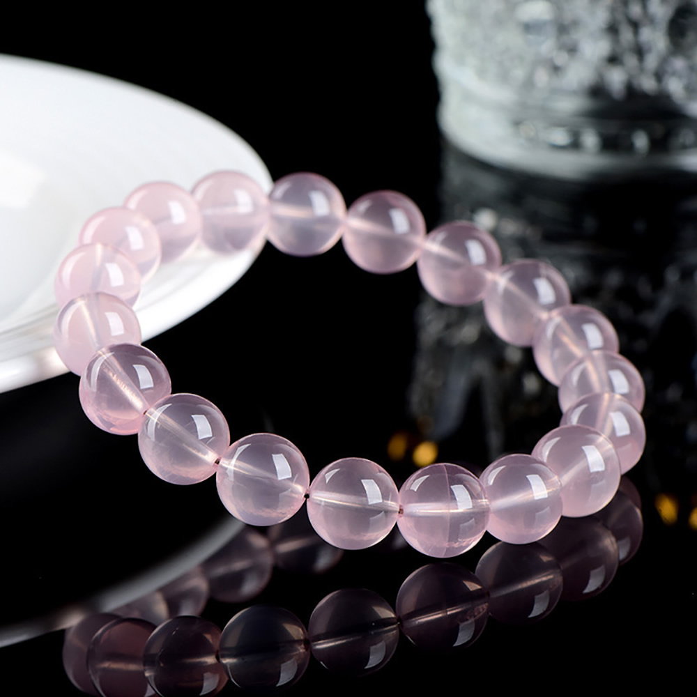 The Star of Rose-Natural Star Rose Quartz Bracelet - Image 4