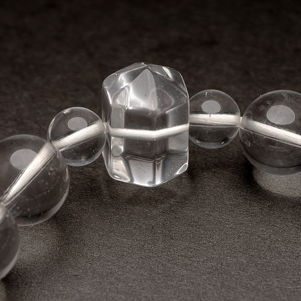 Earth-Nurtured Clarity Bracelet – Clear Quartz & Double-Terminated Citrine - Image 2