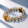 Seven Flame Prosperity Bracelet – Citrine, Tiger's Eye & Double-Terminated Citrine