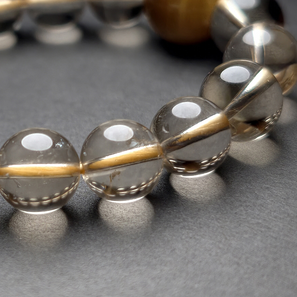 Seven Flame Prosperity Bracelet – Citrine, Tiger's Eye & Double-Terminated Citrine - Image 5